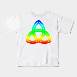 Interlaced Double Triquetra Kids T-Shirt